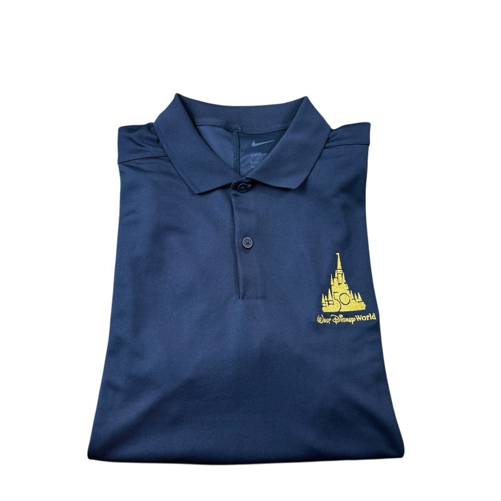 Nike X Disney Navy Embroidered 50th Anniversary Golf Polo Size Men’s Small